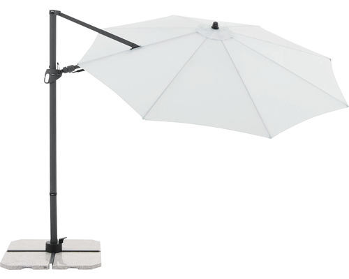 Výkyvný slunečník s betonovým podstavcem