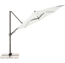 Výkyvný slunečník se základnou pro venkovní použití