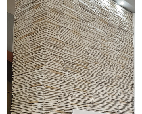 Obklad stěn s kamenným vzhledem pro interiér