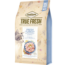 Carnilove True Fresh suché krmivo pro dospělé kočky s čerstvou krůtou, pohankou a čočkou
