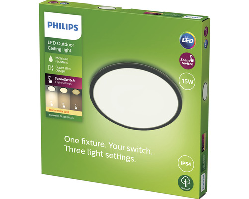 Stropní LED svítidlo Philips pro venkovní použití v obalu produktu