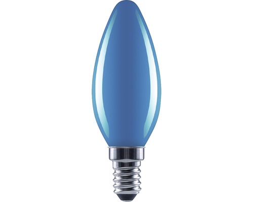 LED žárovka FLAIR C35 E14 / 2 W modrá