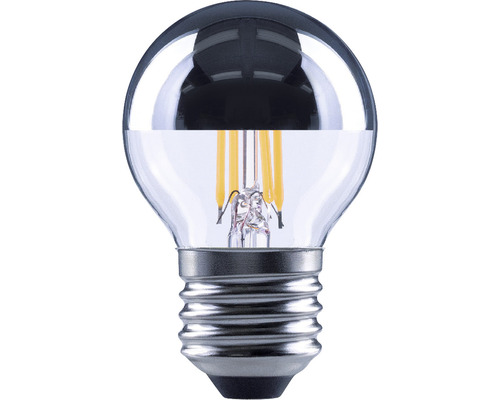 LED žárovka FLAIR G45 E27 / 4 W ( 34 W ) 380 lm 2700 K stříbrná čirá