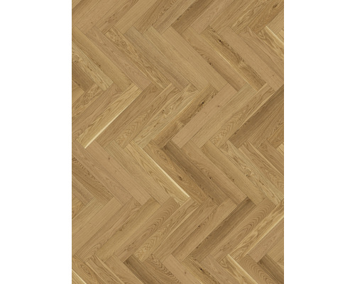 Dřevěná podlahová krytina se vzorem rybí kosti