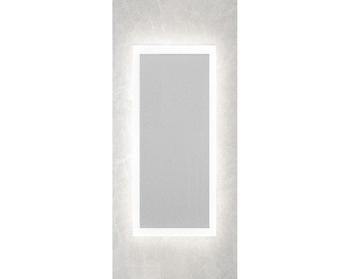 Obdélníkové zrcadlo s LED osvětlením do koupelny