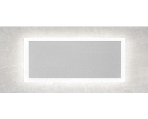 Obdélníkové zrcadlo s LED osvětlením do koupelny