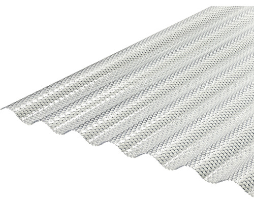 Plasová deska PVC vlnitá 2000x900x2,5 mm čirá