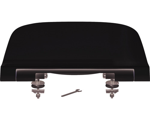 Toaletní sedátko s upevňovacím materiálem a klíčem