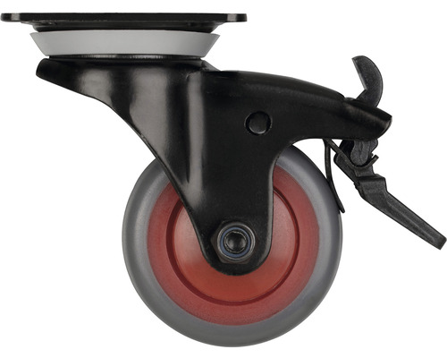 Otočné kolečko s brzdou