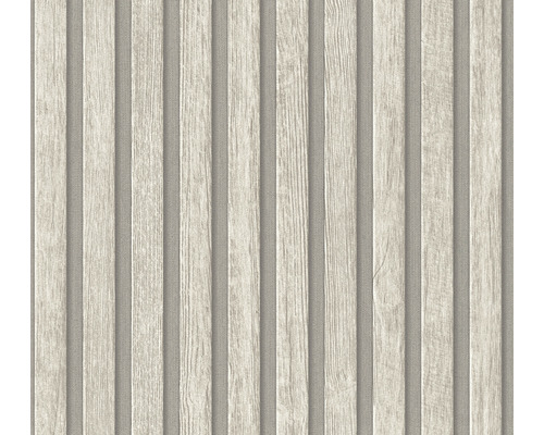 Vliesová tapeta Wooden Wall 391095 šedá 0,53 x 10,05 m Tapeta s motivem dřevěných prken