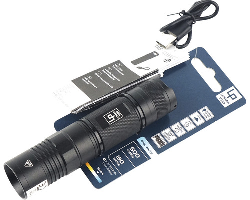 LED svítilna Lumak Pro s nabíjecím USB kabelem