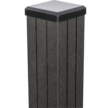 Dřevěný plotový sloupek s krytkou