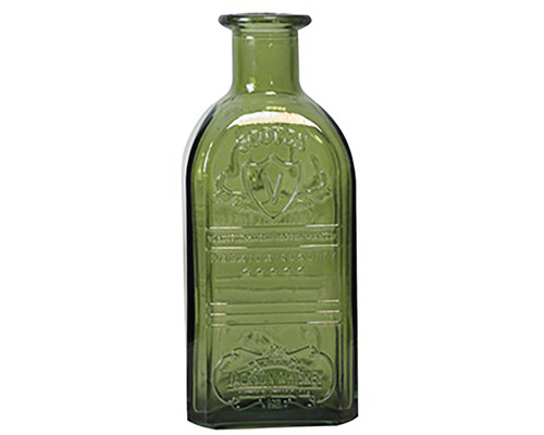 Láhev s korkovou zátkou SCOTCH WHISKY 0,9 l olivově zelená