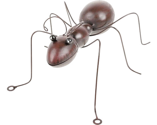 Zahradní dekorace mravenec kovový 19,5 x 13 x 12 cm Dekorativní kovová mravenec do exteriéru