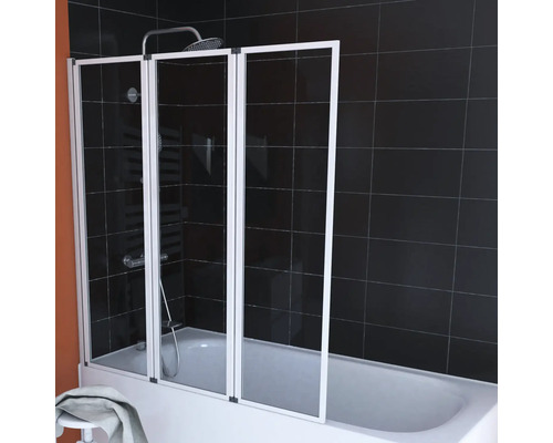 Vana s třídílnou sprchovou zástěnou