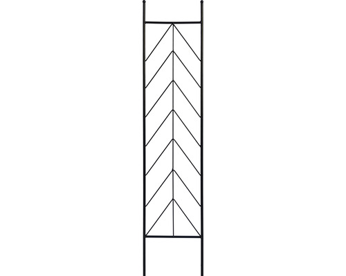 Mříž na popínavé rostliny kovová Lafiora 19 x 90 cm černá