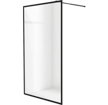 Walk In Aurlane 120 cm barva rámu černá dekor skla čiré sklo FAC216