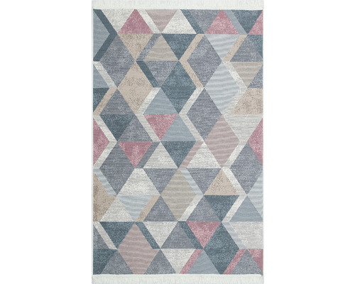 Kusový oboustranný koberec Arya 10 blue/pink 60x90 cm