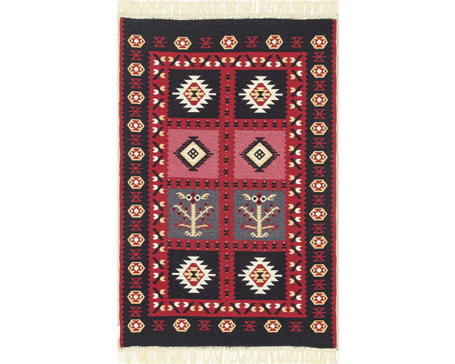 Kusový oboustranný koberec Arya 28 red 80x150 cm
