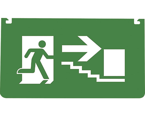 Piktogram pro nouzové svítidlo EUROPA LED - "schody dolu"