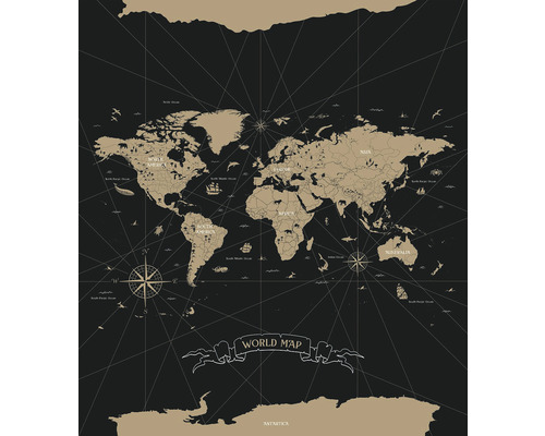 Vliesový panel 103419201 Mapa světa 200x280 cm