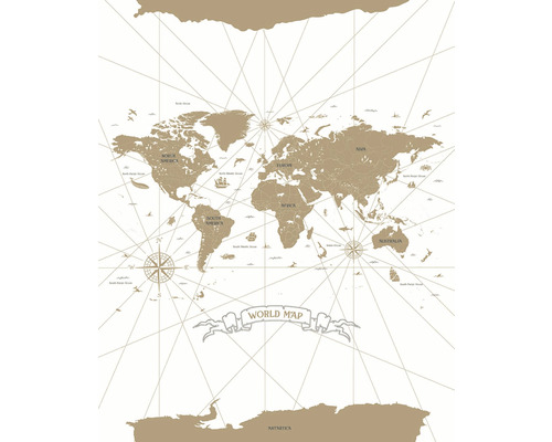 Vliesový panel 103410102 Mapa světa 200x310 cm