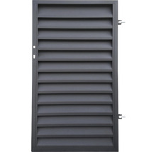 Kovová dveře s lamelami pro větrání