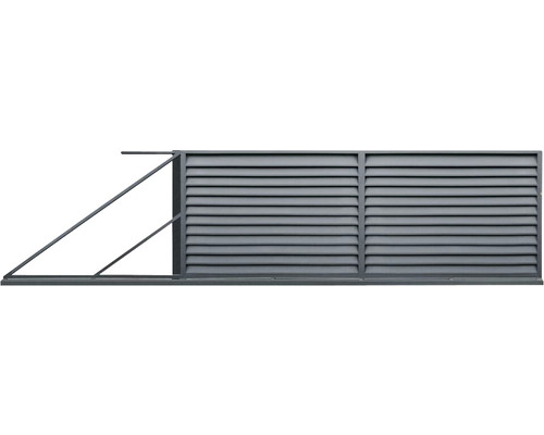 Posuvná brána s lamelovou výplní