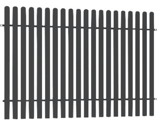 Kovový plot POLBRAM Eliška 200 x 120 cm 7016 antracit
