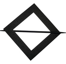 Spona do vlasů se čtvercovým rámem a tyčkou