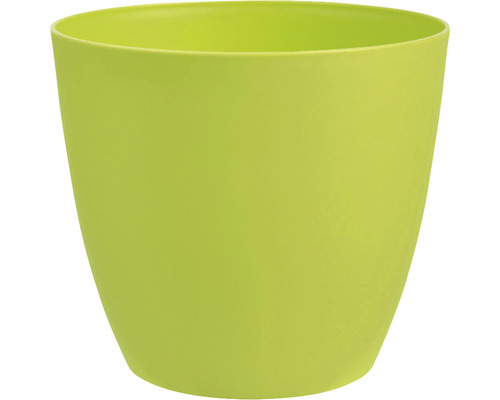 Obal na květináč plastový Ella Ø 15 cm matný jablečný zelený