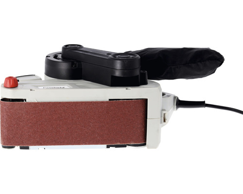 Pásová bruska s prachovým sáčkem