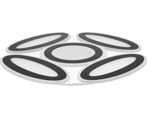 LED stropní svítidlo DUNA 120 W 6240 lm 3000-6000 K bílé s dálkovým ovládáním Stropní svítidlo s pěti světelnými body