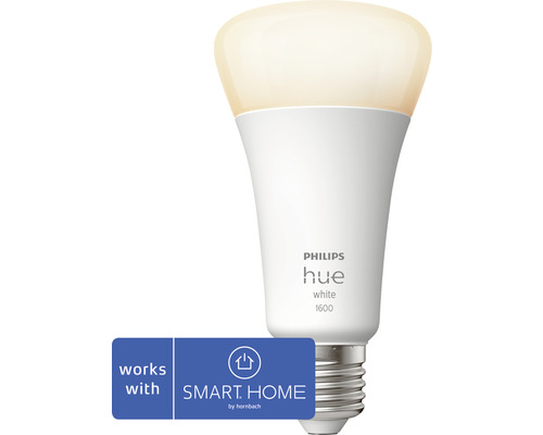 LED žárovka Philips HUE 8719514343320 White A67 E27 15.5W/100W 1600lm stmívatelná kompatibilní se SMART HOME by hornbach