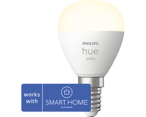 LED žárovka Philips HUE 8719514356696 E14 / 5,7 W(40W) 470 lm 2700 K stmívatelná Žárovka Philips Hue White s paticí E14 a kompatibilitou Smart Home by Hornbach