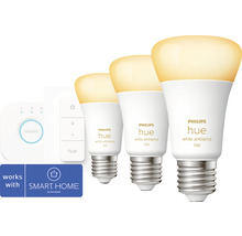 Startovací sada Philips HUE 8719514291232 - bridge+stmívač+3x LED žárovka HUE White Ambiance A60 8W/75W 1100lm 2200-6500K kompatibilní se SMART HOME by hornbach-thumb-0