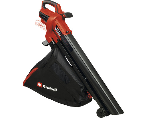 Vysavač listí Einhell Power X-Change Venturro 18/210 Li bez aku a nabíječky Akumulátorový vysavač listí Einhell se sběrným vakem a kolečky