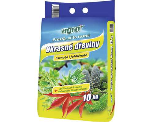 Hnojivo pro okrasné dřeviny Agro pytel 10 kg