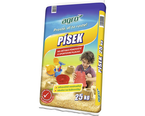 Písek do pískoviště a na hřiště Agro balení 25 kg