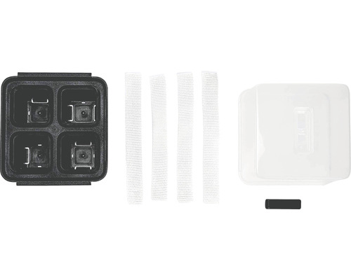 Sada vložek do květináčů se zavlažovacími knoty, krytem a ukazatelem hladiny vody