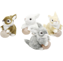 Dekorativní figurky zajíčků s velikonočními vejci