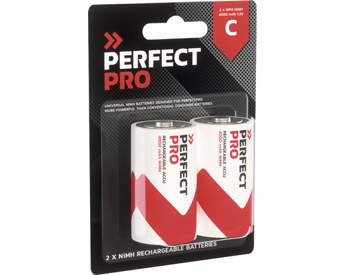 Perfect Pro C NiMH baterie, 4000 mAh, 2 kusy
