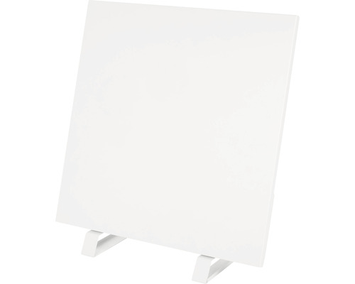 Bílá magnetická skleněná tabule s držákem