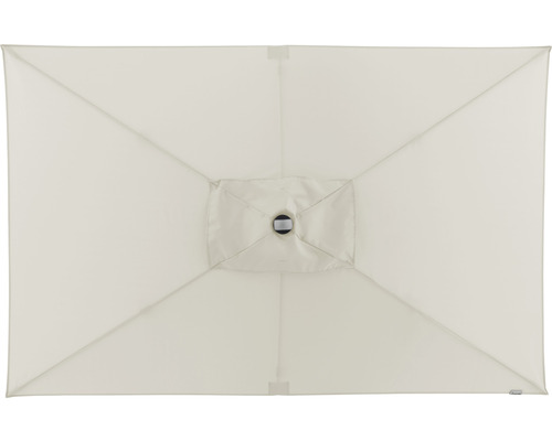 Obdélníkový slunečník zespodu