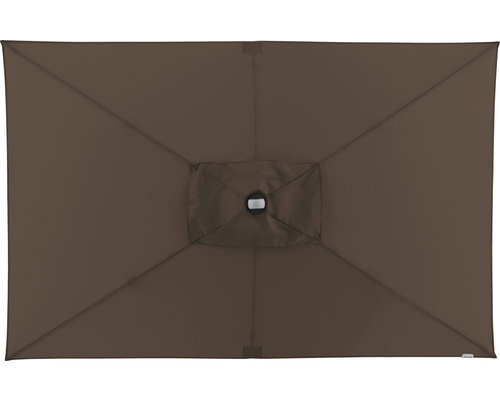 Obdélníkový slunečník shora