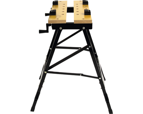 Pracovní stůl se svorkami a ocelovým rámem