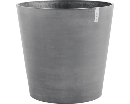 Výsadbový květináč Ecopots Amsterdam s kolečky plastový Ø 60 cm V 56 cm šedý Šedý květináč pro vnitřní i venkovní použití