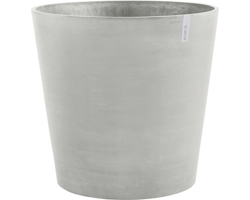 Výsadbový květináč Ecopots Amsterdam s kolečky plastový Ø 80 cm V 75 cm bílošedý Květináč z plastu