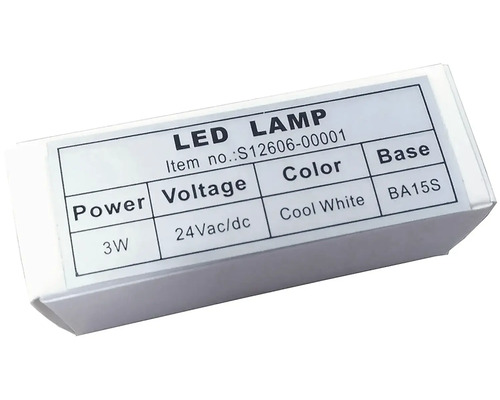 Balení 3wattové LED žárovky s paticí BA15S