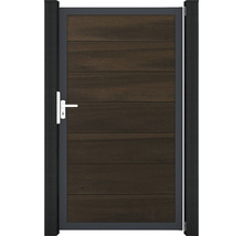 Zahradní branka z kovu a dřeva